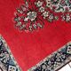 Tapis vintage fait main Tabriz 80 x 126 cm laine rouge vif - 1C1048