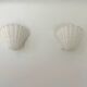 Pair of vintage plaster sconces