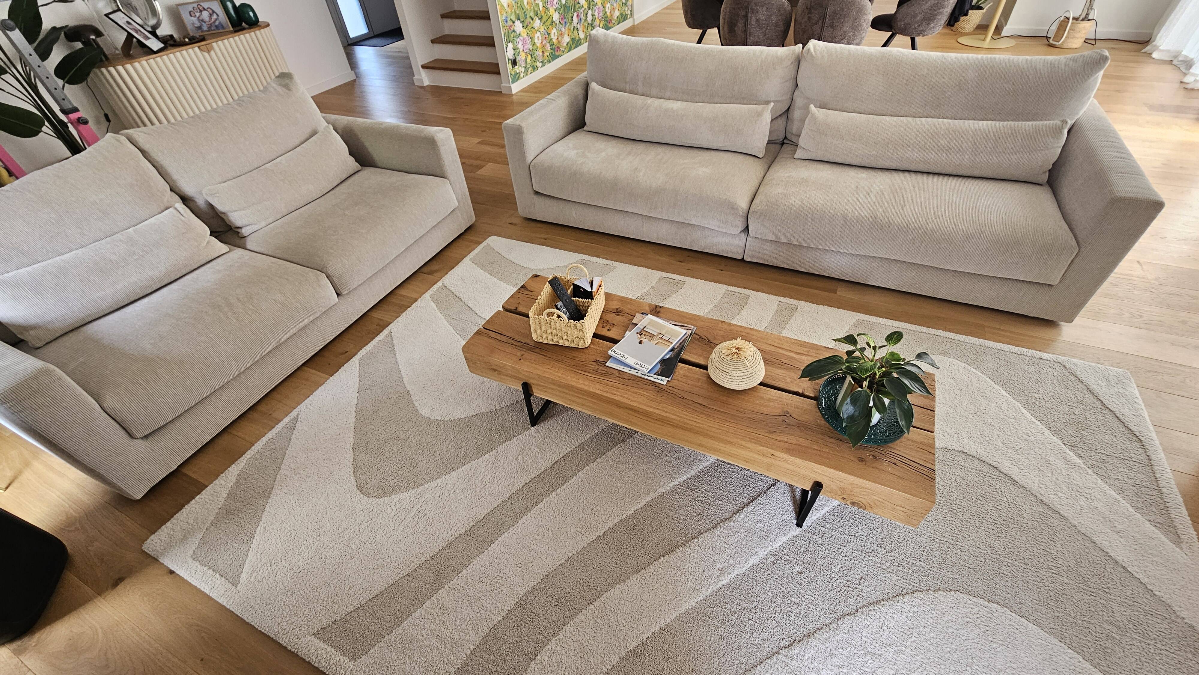 Roche Bobois "Long Beach" Sofa Set – Arianna Pearl Fabric