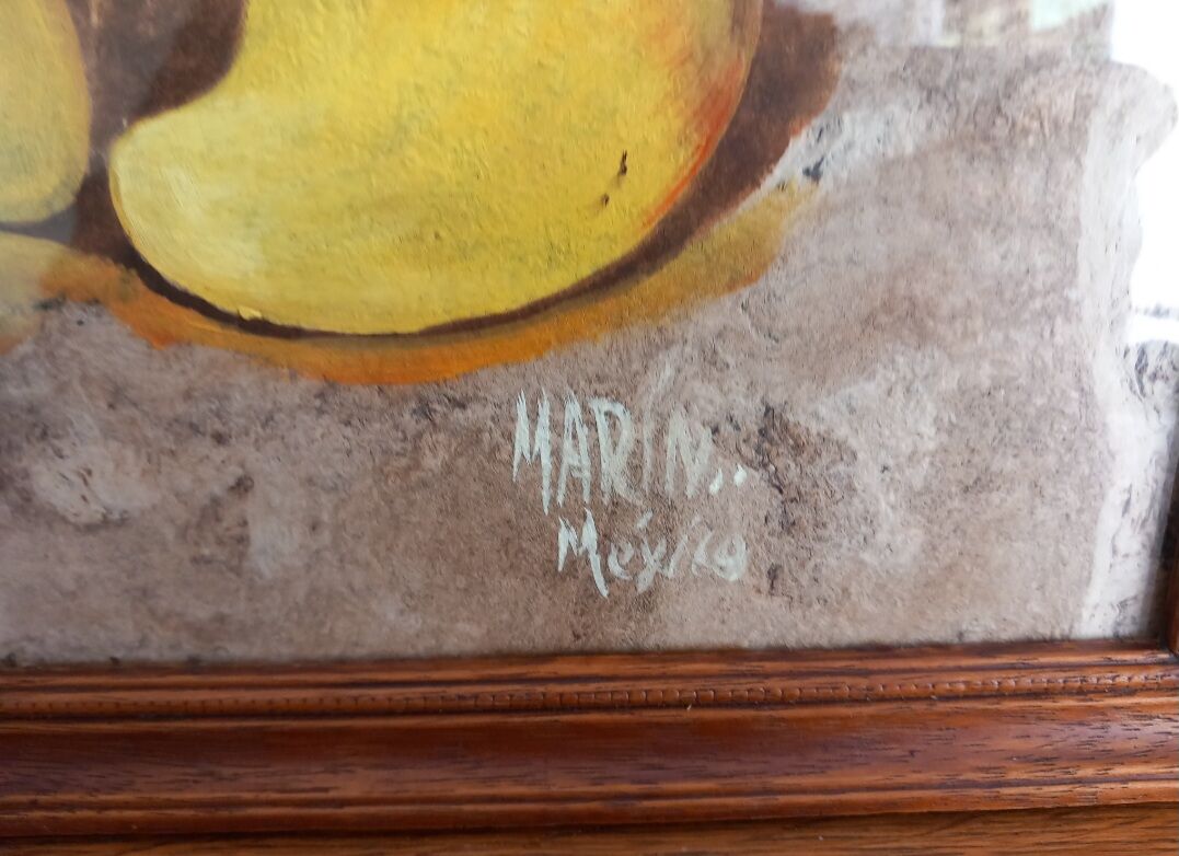 Triptych of Amate Art Marin Mexico