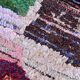 Moroccan carpet Boucherouite colored - 115 x 205 cm