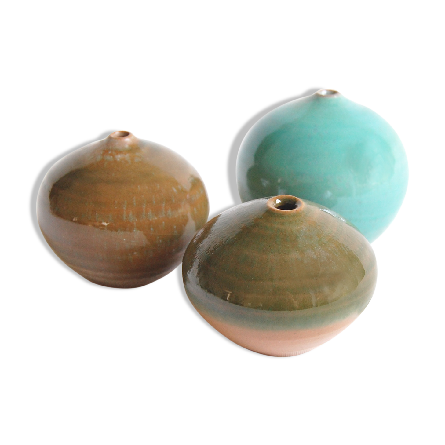 Trio of miniature soliflore vases Antonio Lampecco