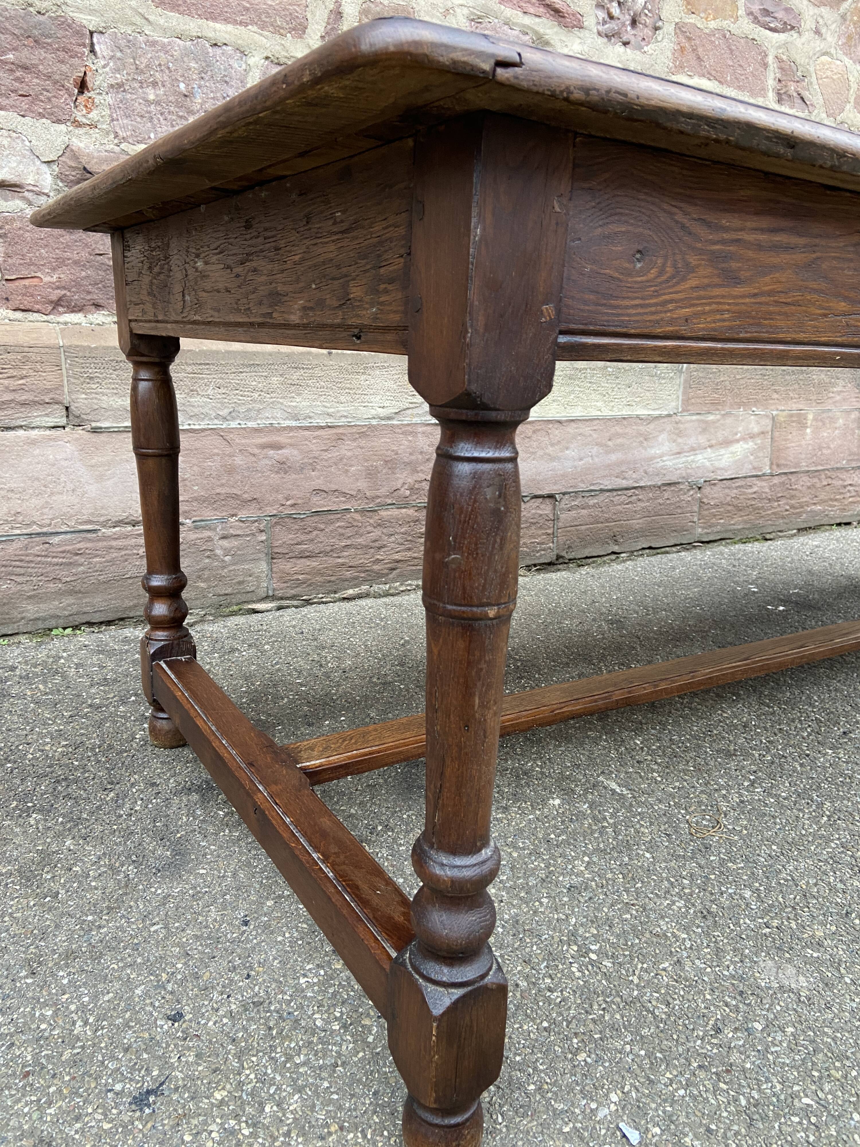 1900 oak farmhouse table