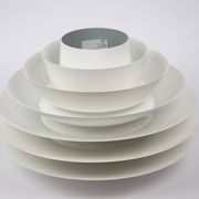 Lampe suspendue vintage danoise Verona par Svend Middelboe, Lyfa, 1962