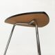 Mid-century German tripod coffee table for Mauser Werke Waldeck.