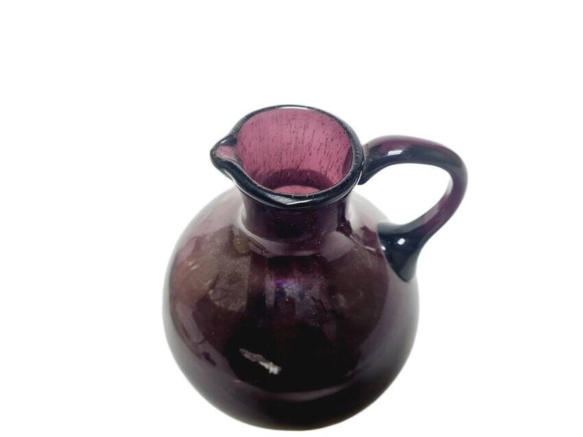 Vintage Polish jug by Zbigniew Horbowy for Sudety Glassworks, 1970s