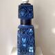 Royal Copenhagen Fajance Baca Blue Table Lamp, Nils Thorsson Mid-Century