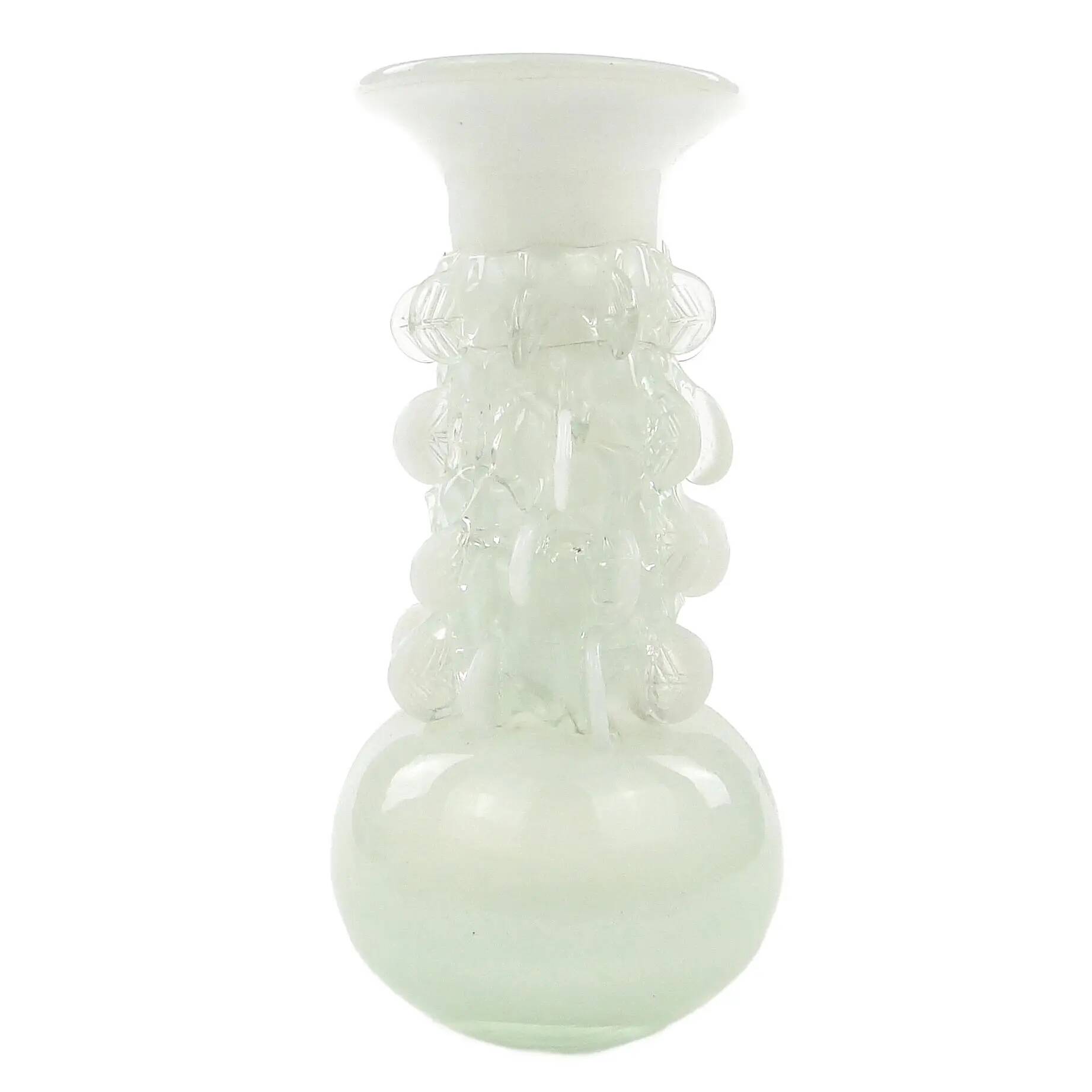 Bride vase, modernism, glass, designed by J. Słuczan-Orkusz, Poland, 1970s