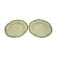 Pair of old hollow plates in Moonville model London earthenware