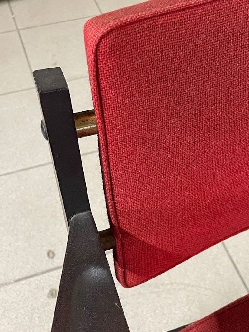 Armchairs with armrests, 1960s, set of 2