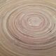 Vintage bamboo round tray