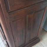 Louis XIV wardrobe in solid oak, 18th century