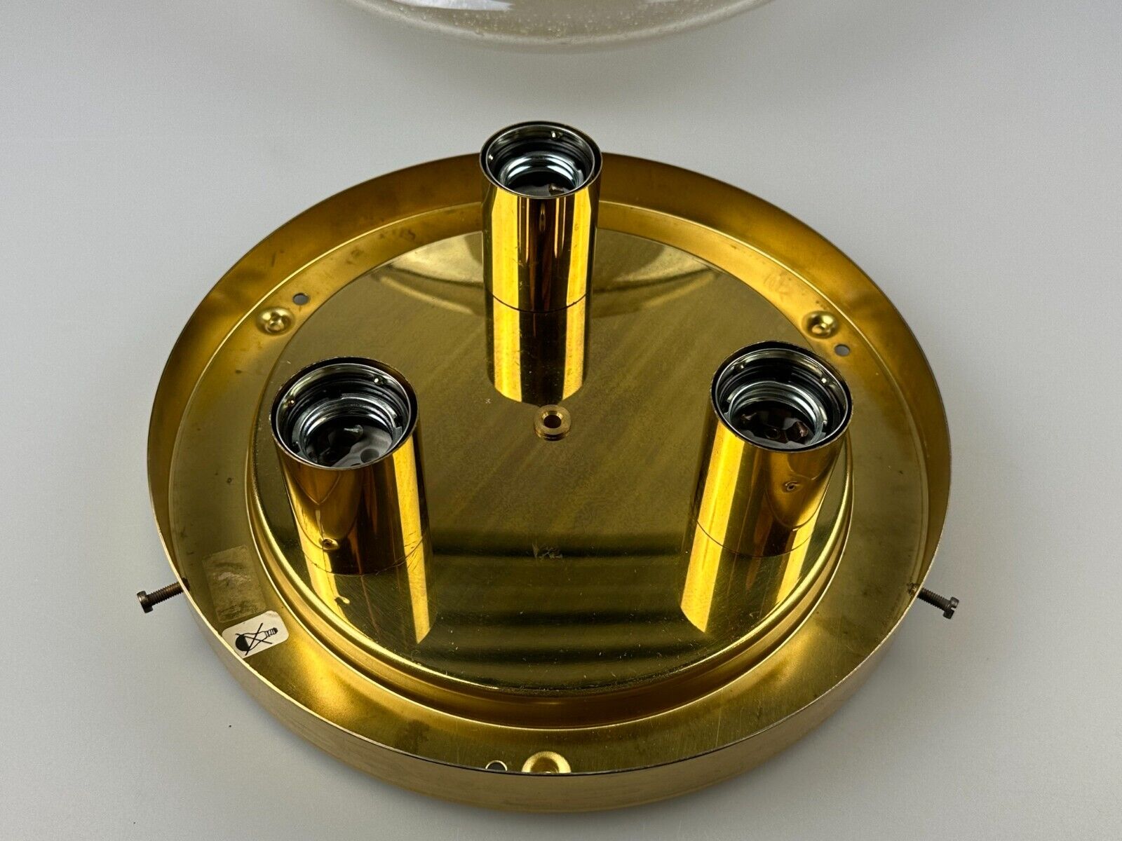 Plafonnier 60s 70s Limburg Glashütte verre space age design
