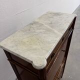 Louis XVI style secretary with marble top