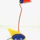Rare postmodern 80s memphis age desk lamp