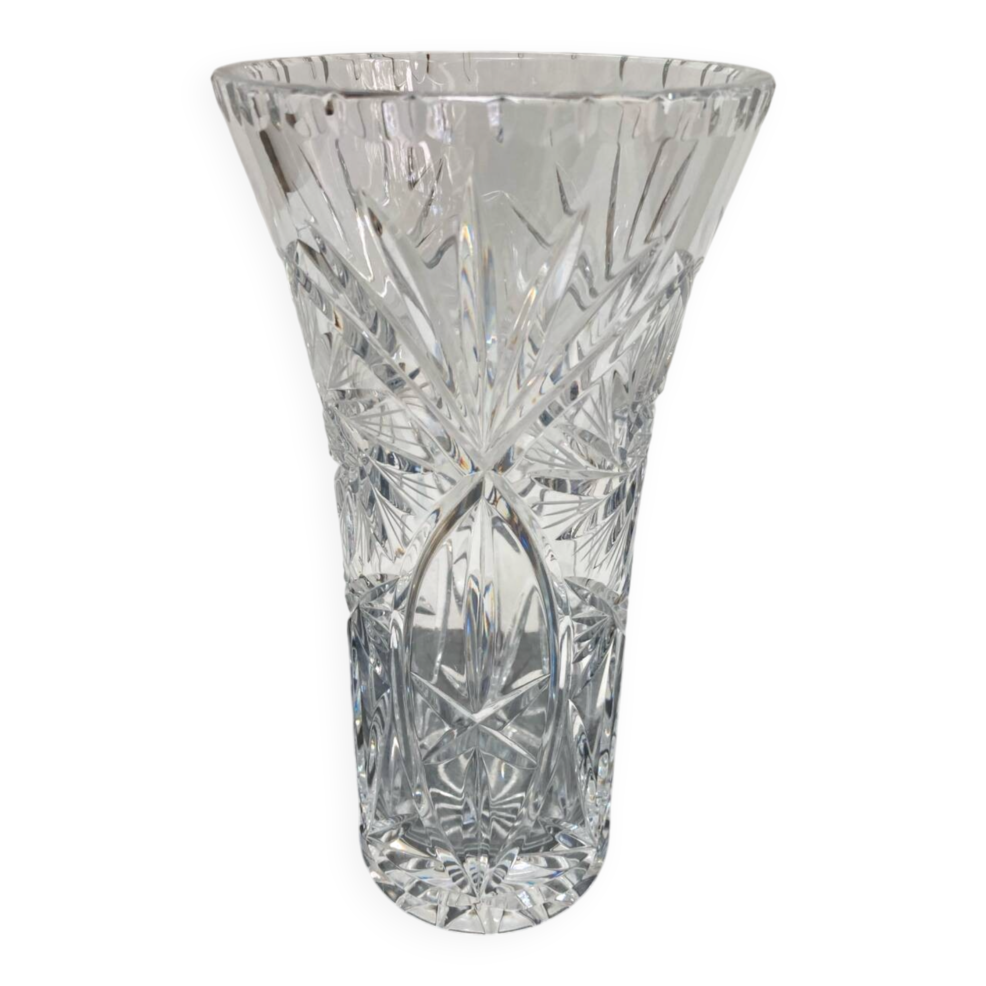 Élégance vase en cristal taille main vintage 70/80’S