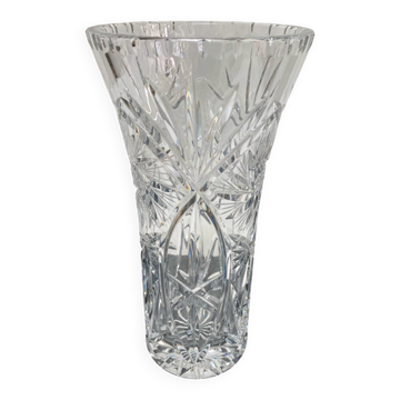 Élégance vase en cristal taille main vintage 70/80’S