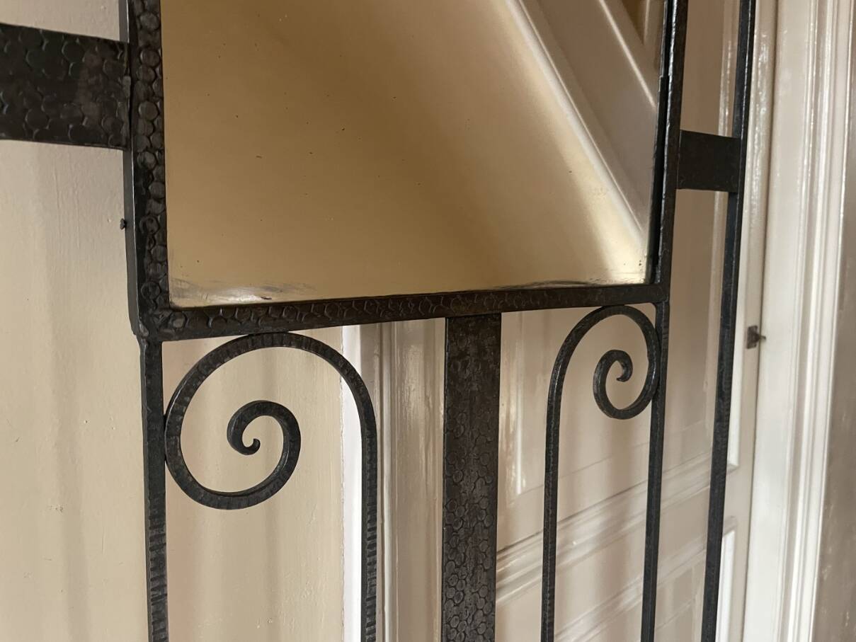 Porte-manteau mural sur pied art déco
