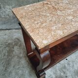 Antique side table trumeau or console table mahogany