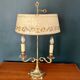 Lampe bouillotte en bronze de style louis xv vers 1850