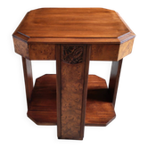 Art Deco coffee table in walnut