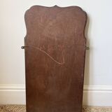 Antique scallop edged wall mirror c.1920-30s