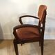 Vintage bridge armchair art Deco