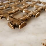Brass underside