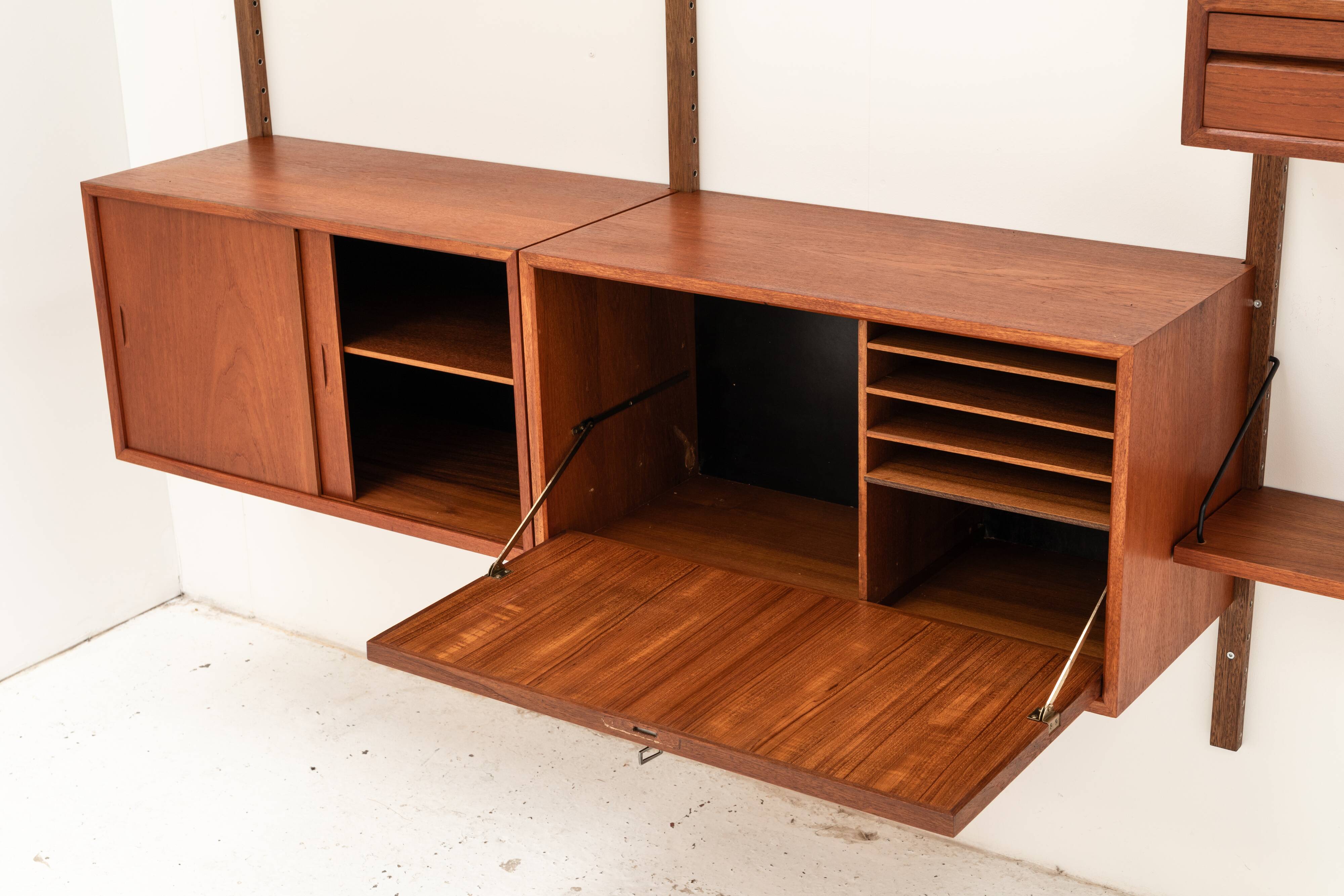 3-column wall unit by Poul Cadovius