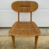 Series of 4 mulched chairs 1950 Roger landault publisher robert sentou
