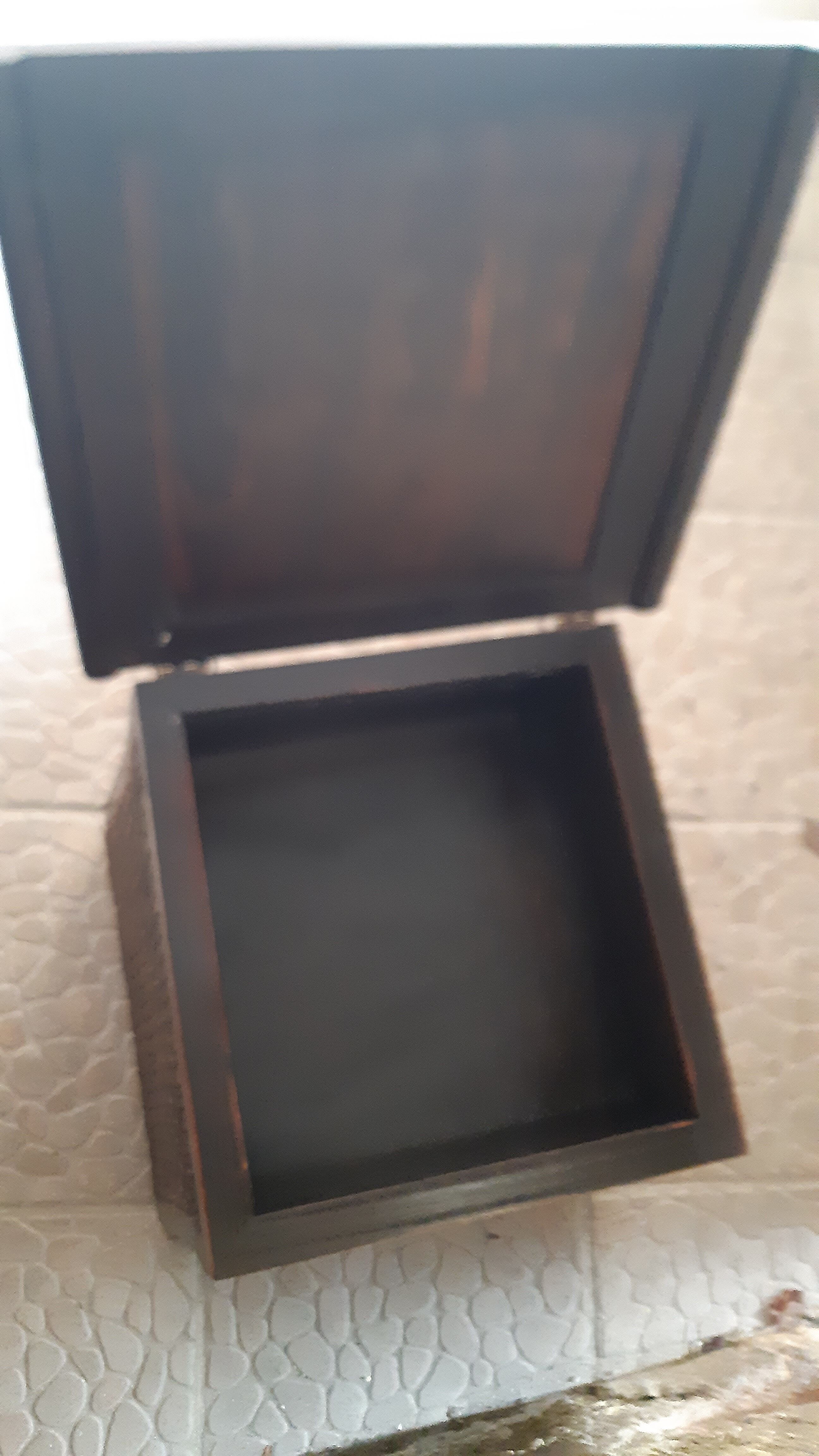 Wooden chest and braided rice straw