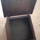 Wooden chest and braided rice straw