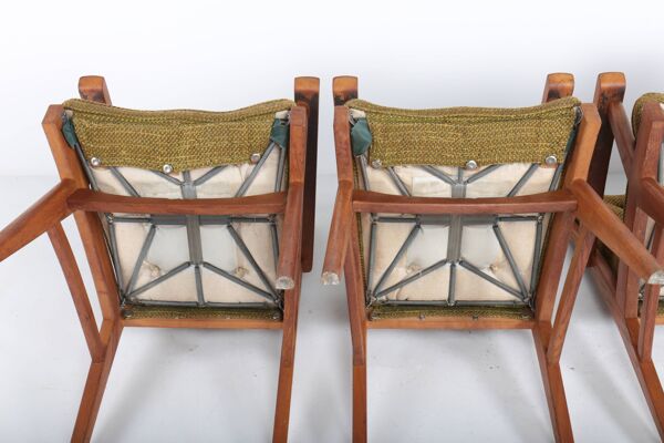 Set de 4 fauteuils vintage Free-Span FS-116, années 50