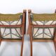 Set of 4 vintage Free-Span FS-116 armchairs, 50s