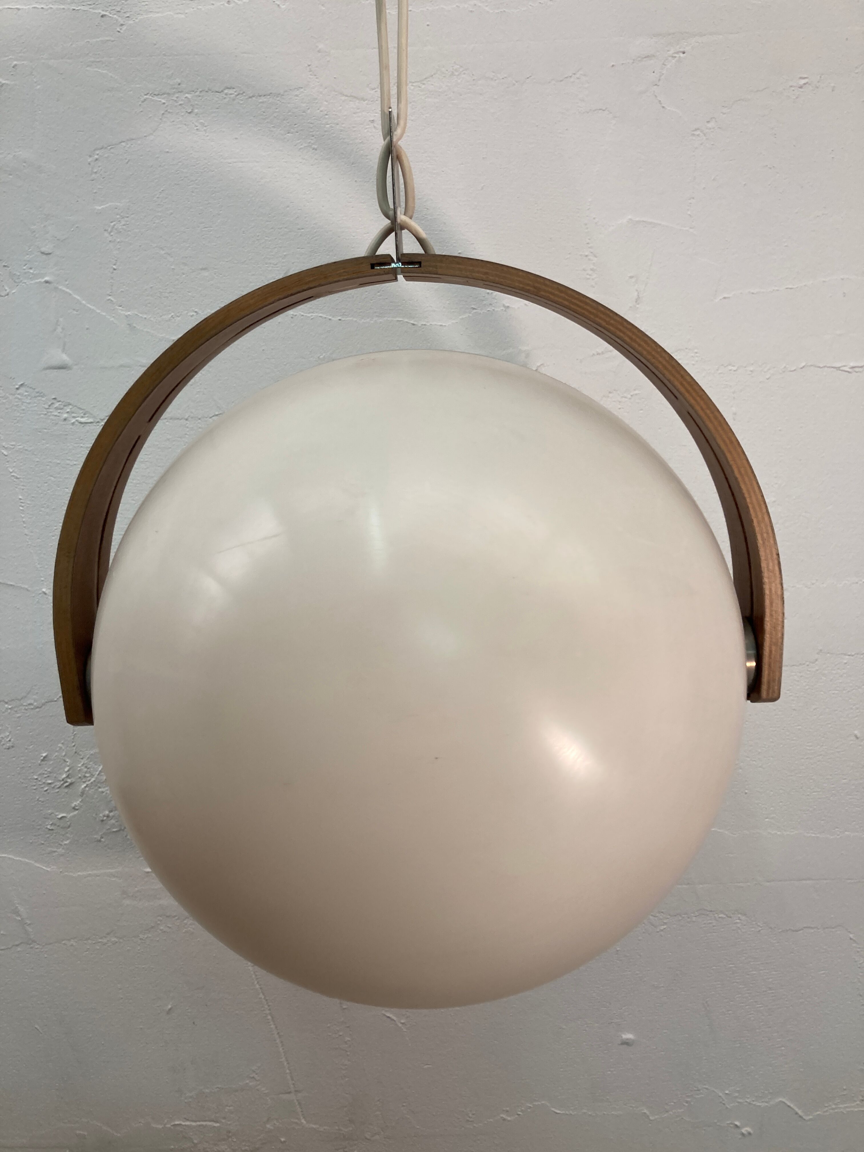 Large space age round globe sphere by Temde, Switzerland 1970s