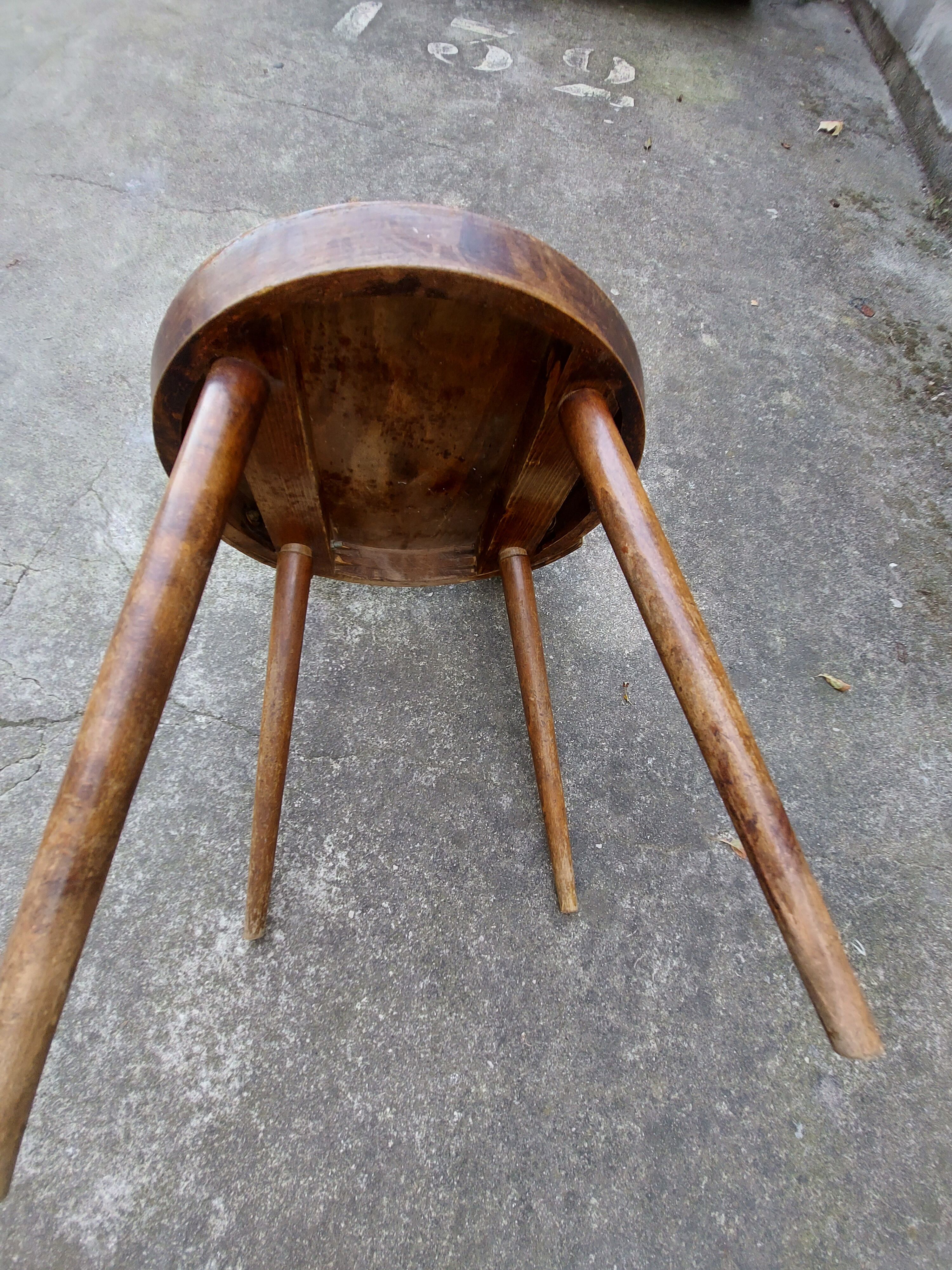 Set of 2 Baumann wooden chairs