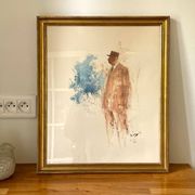 Illustration on vintage paper