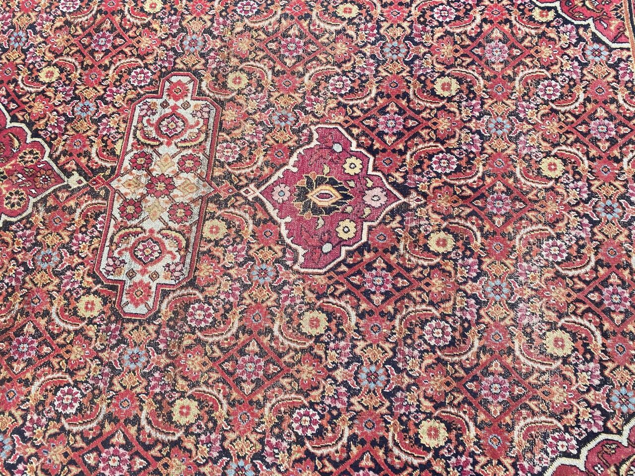 Old Persian carpet Dorokhsh khorasan from the early 19th century 200x400 cm