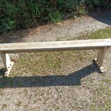 Solid wood farm bench patinated dp 08233210