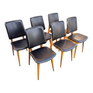 Lot de 6 chaises scandinaves