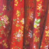 Painting The Red Curtain