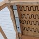 Chaise à bascule danoise à dossier haut, très bon état d'origine.
