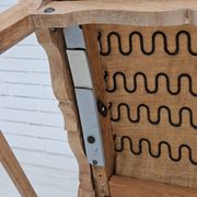 Chaise à bascule danoise à dossier haut, très bon état d'origine.