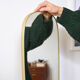Miroir laiton vintage , H78cm