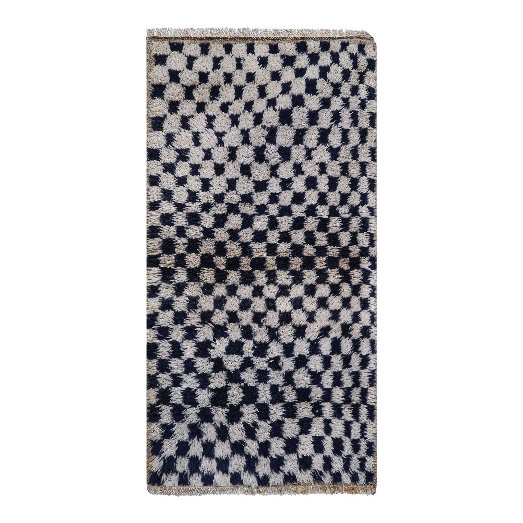 Tapis turc vintage fait main 77x140 cm