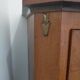 Vitrine vintage en placage de palissandre