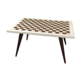 Coffee table legs compass board chessboard