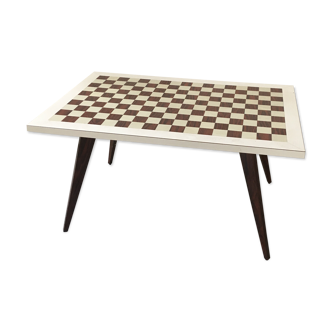 Coffee table legs compass board chessboard