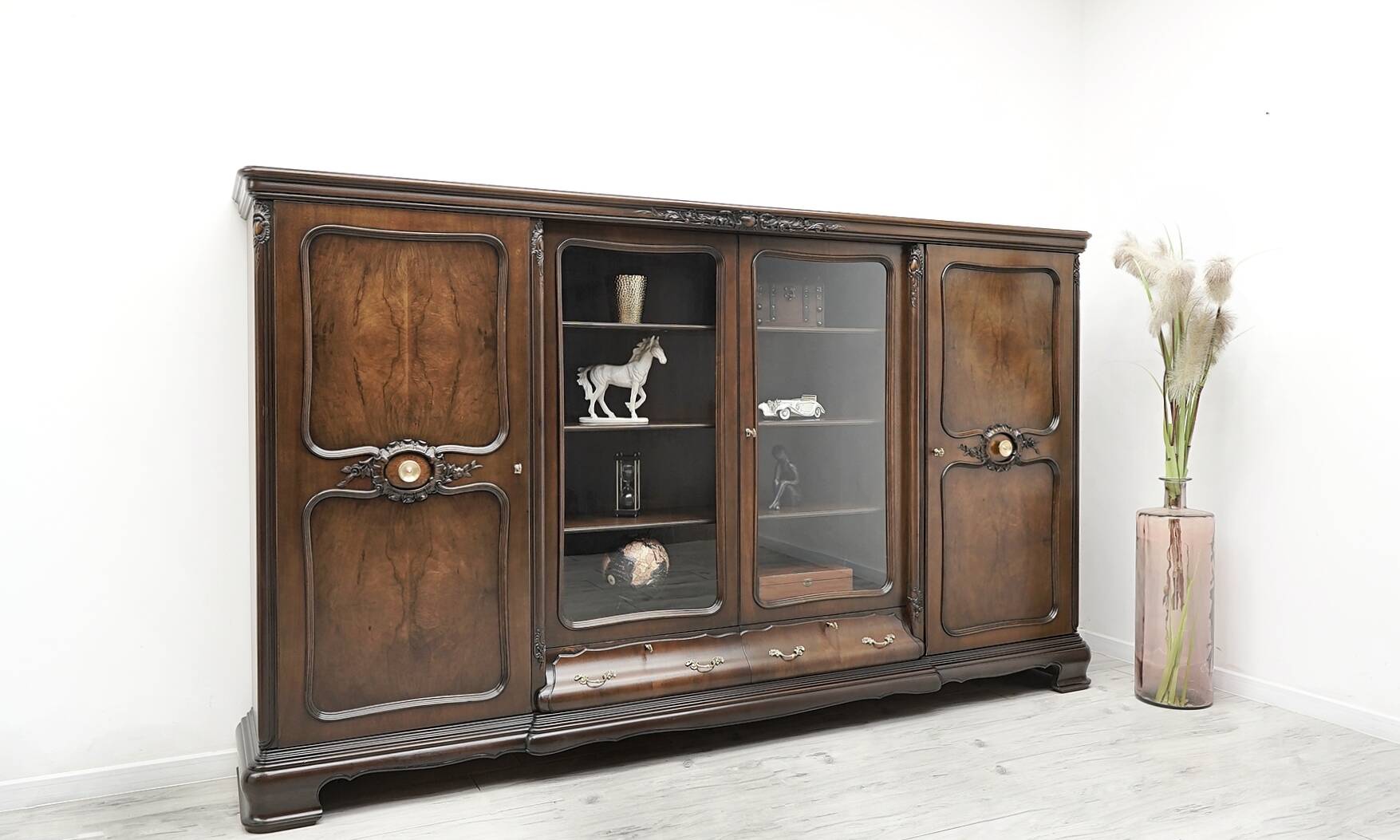 historic library from the 1940s after professional renovation.