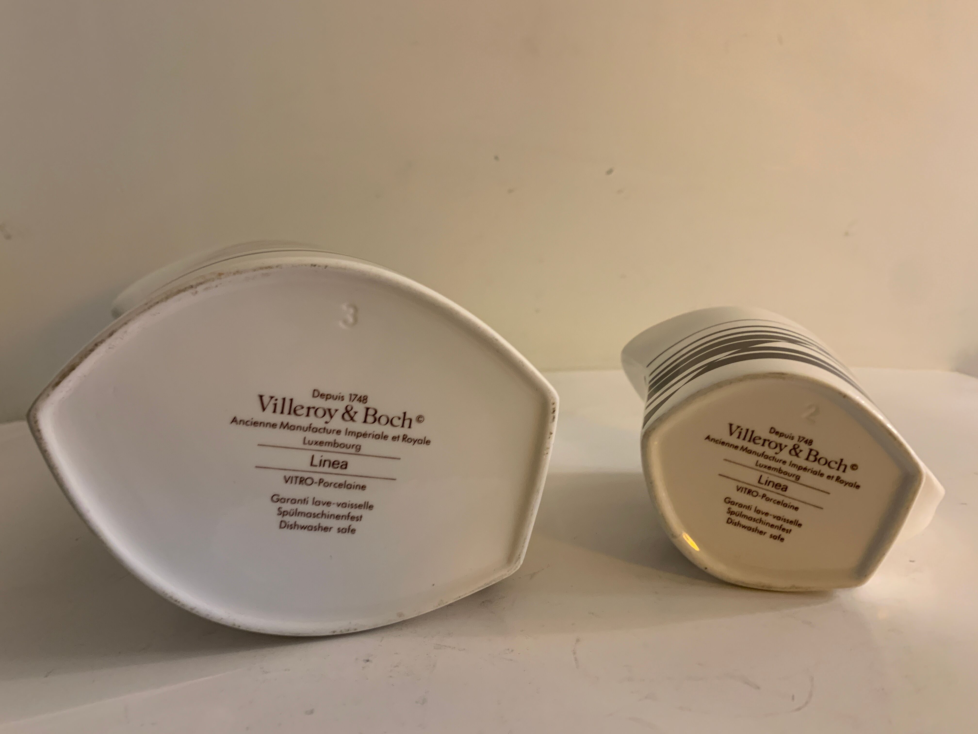 Verse tea coffee and milk pot Villeroy and Boch, Linea collection